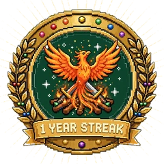 Year of Fire badge