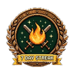 Week Warrior badge