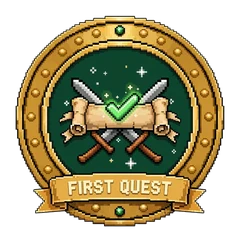 First Quest badge